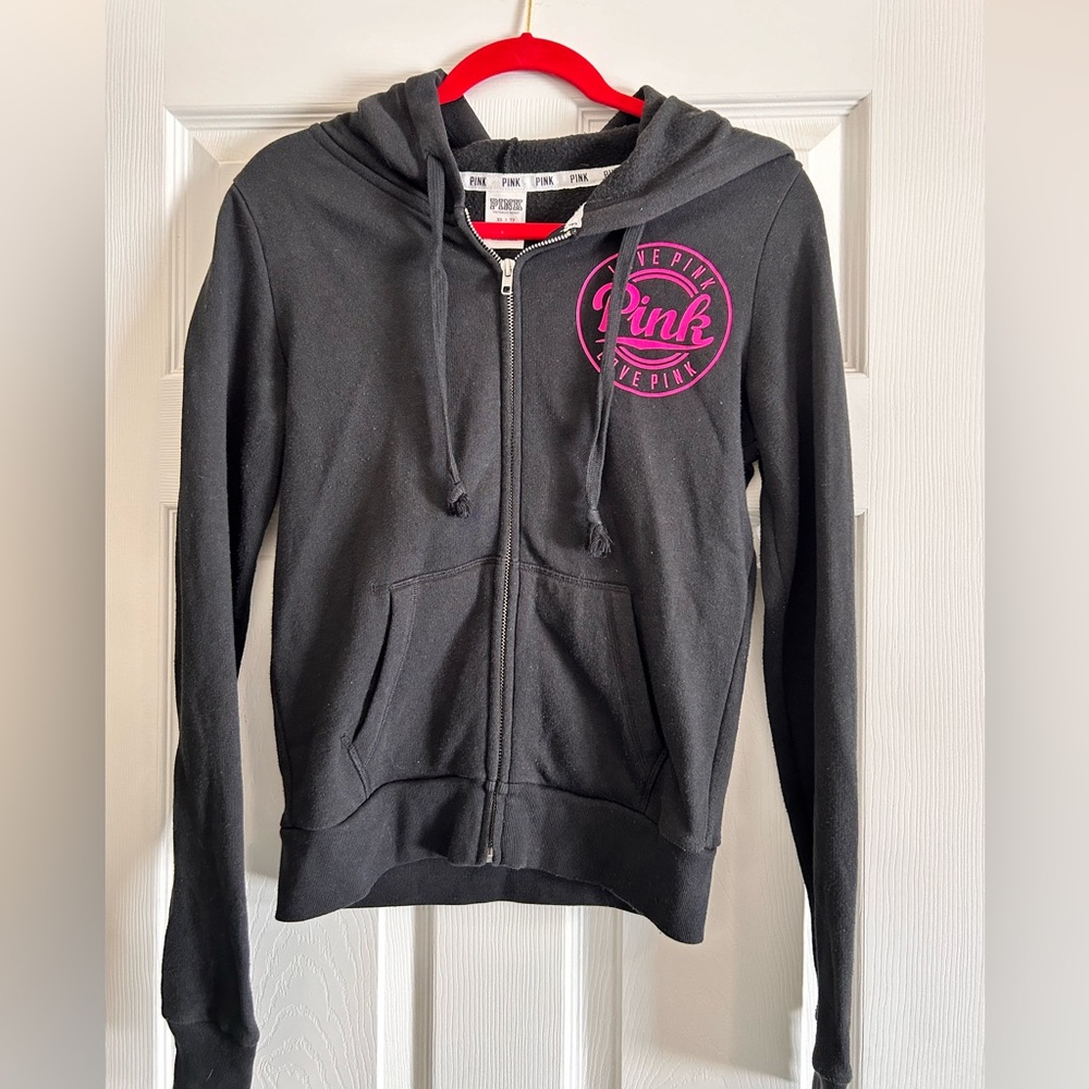 PINK by Victoria’s Secret zip up hoodie size XS